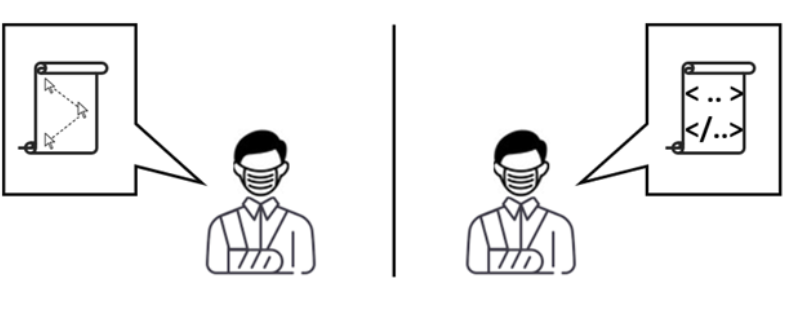 Comparison of manual vs automated testing in PLM, emphasizing the need for stability in automated tests and the different roles of testers