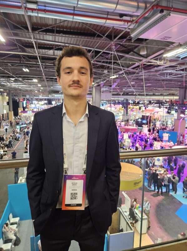 Nicolas, Inensia's Solution Architect & Innovation Manager, representing the company at VivaTech 2025