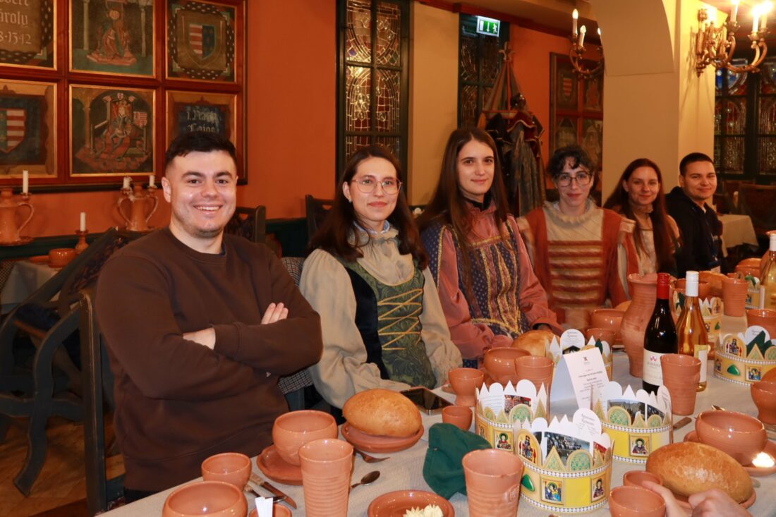Inensia team is indulging in medieval traditional food from Hungary.