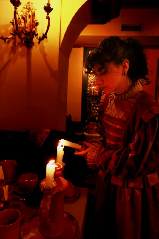 Inensia team in medieval traditional clothes.