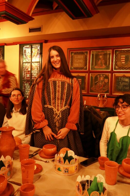 Inensia team in medieval traditional clothes.