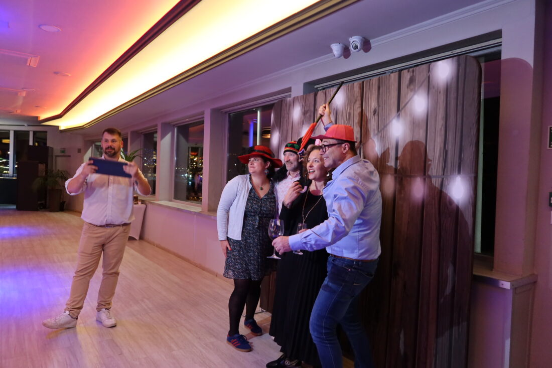 Inensia team celebrating after completing the outdoor activities together