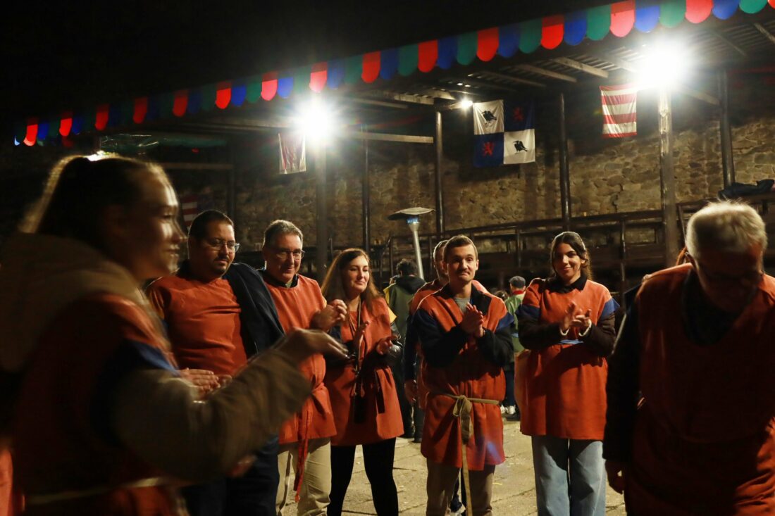 The Inensia team is preparing to participate in medieval activities.