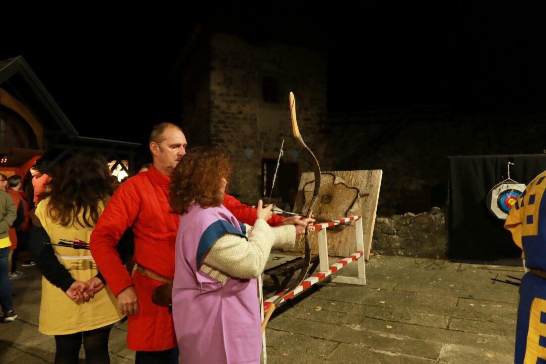 The Inensia team is participating in medieval activities.