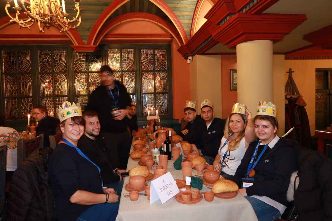 Inensia team is indulging in medieval traditional food from Hungary.