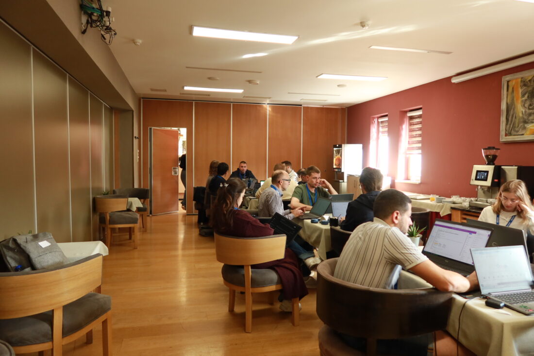 Team co-working in Bupadest