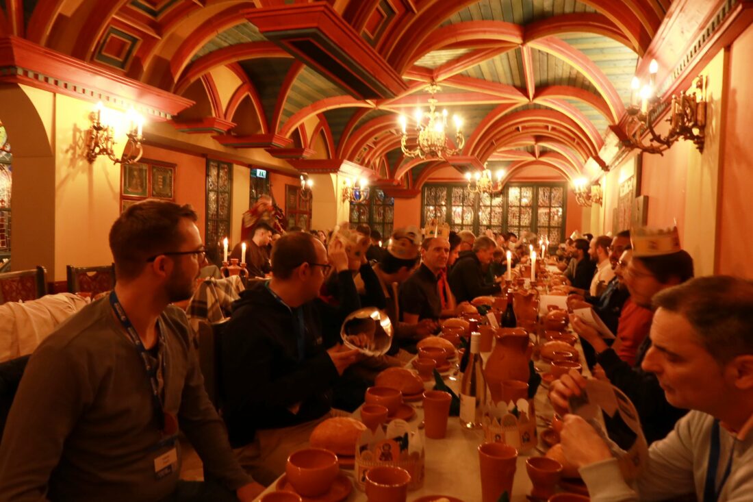 Inensia team is indulging in medieval traditional food from Hungary.