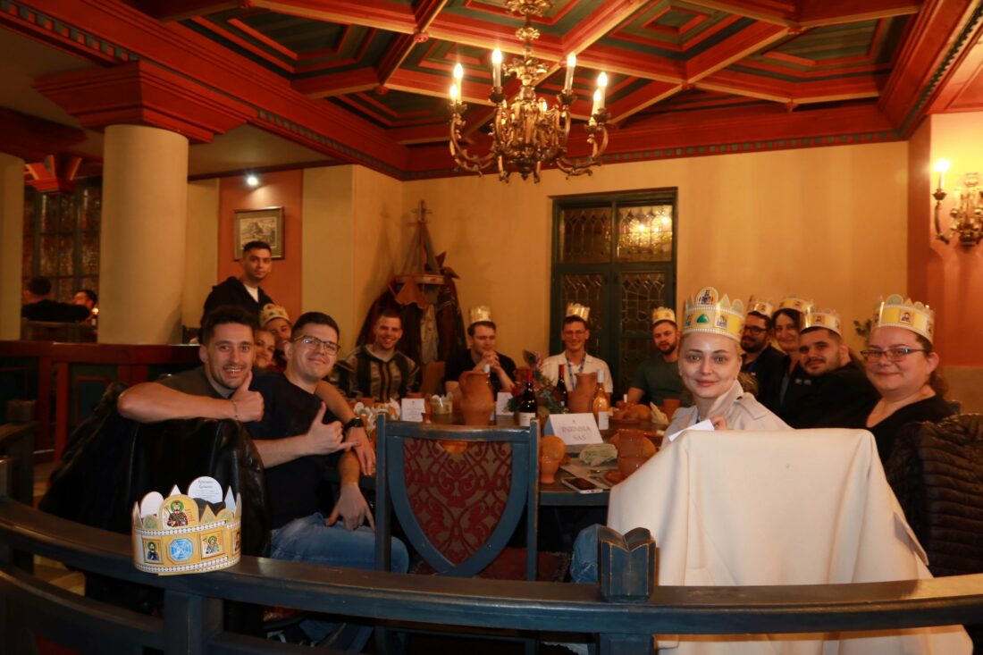 Inensia team is indulging in medieval traditional food from Hungary.