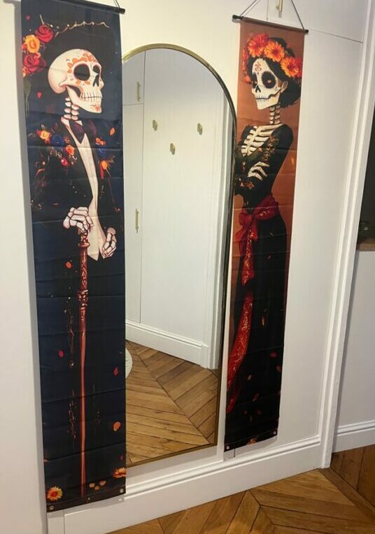 The Halloween decoration at Inensia's French Office