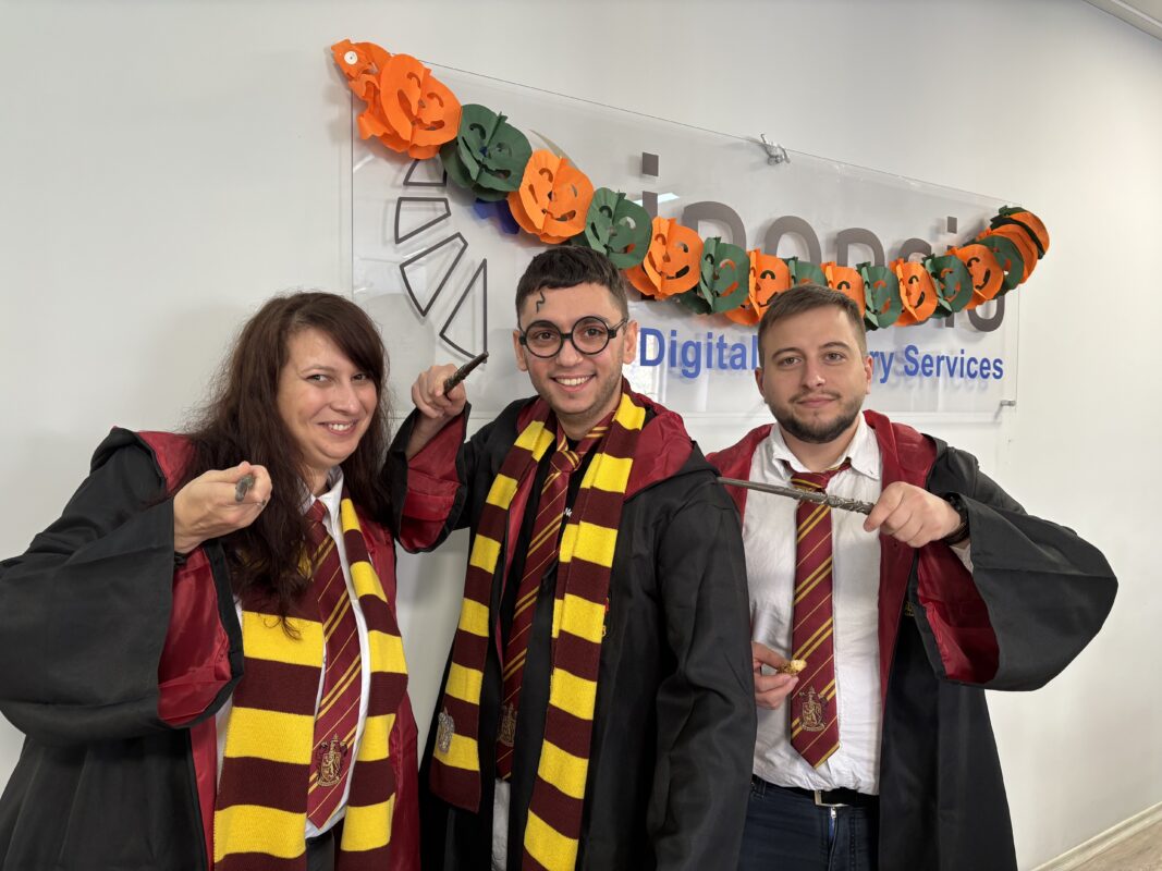 Part of the Bulgaria Team, dressed as characters from Harry Potter
