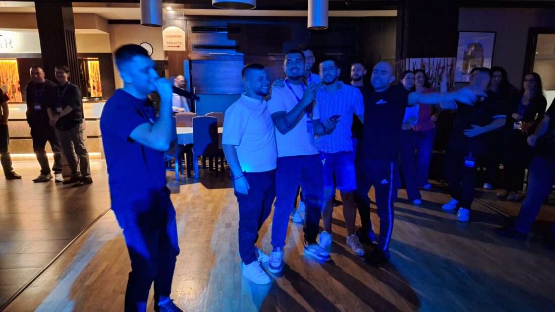 Inensia's team spend time working together, but left space for partying together, as well.