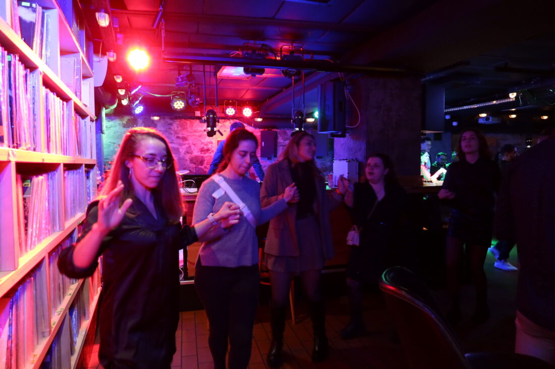 There was a lot of dancing within the Bulgarian Christmas Party 