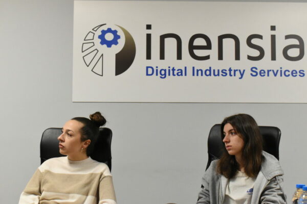 Students focused during our presentation