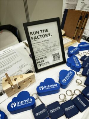 inensia's booth at TU Sofia career event - Oct