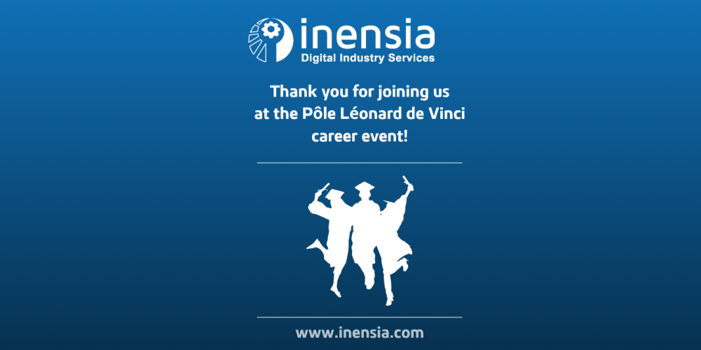 Inensia at the Pôle Léonard de Vinci Career Event