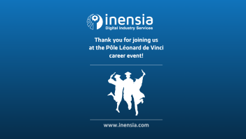 Inensia at the Pôle Léonard de Vinci Career Event